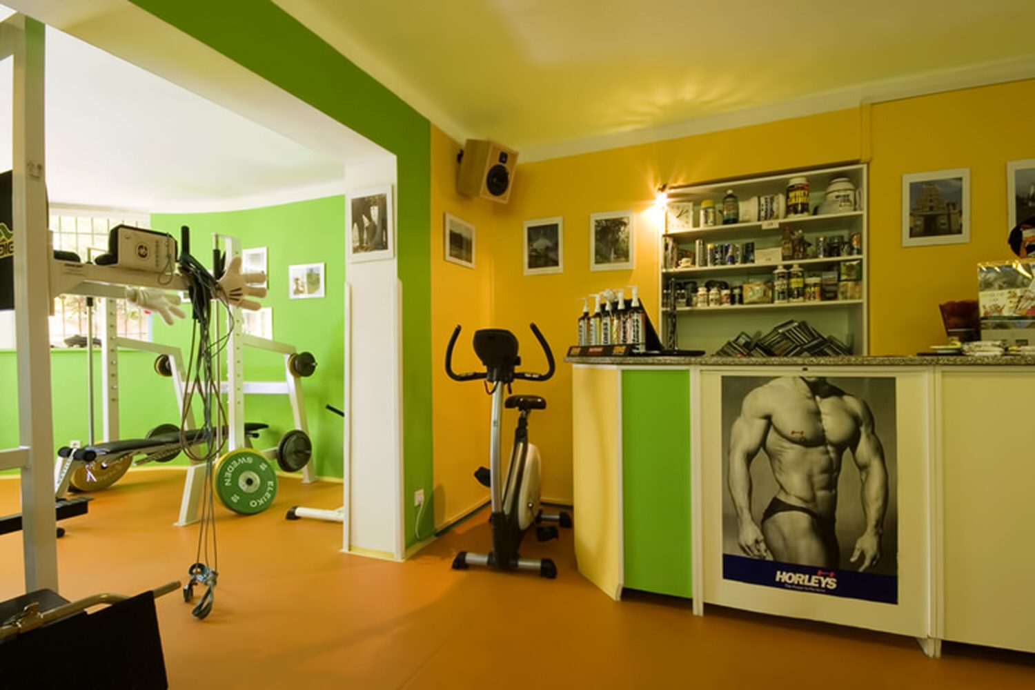 Recepce a zázemí studia F & FIT CLUB